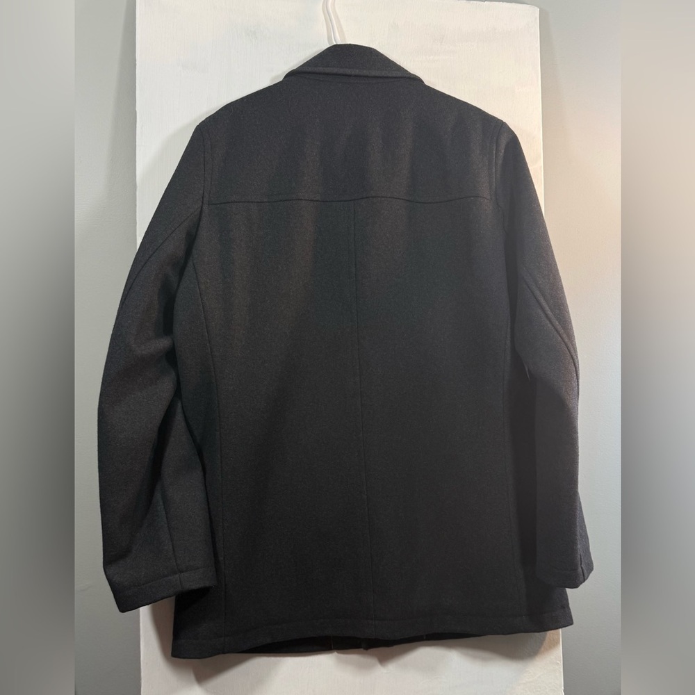 Dockers Men's Dark Charcoal Wool Blend Jacket - Picture 6 of 10